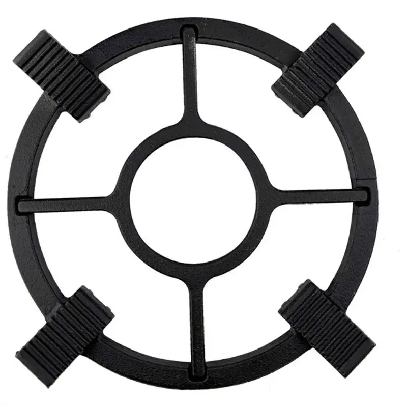 ABVG-Gas Stove Pan Support Stand Four Prongs Iron Burner Grate Easy Installation, Fits Burners And Cooktops