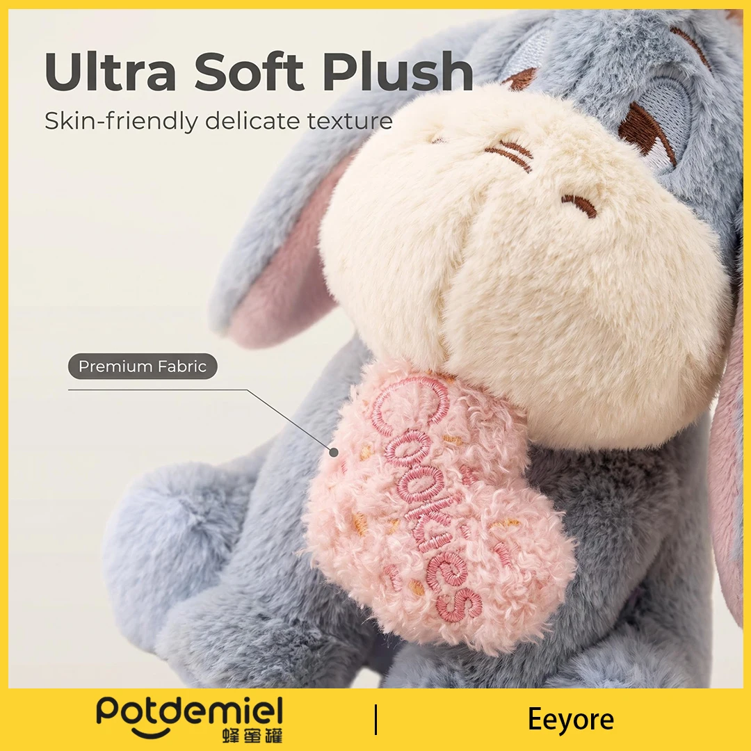 Potdemiel Disney Winnie the Pooh Eeyore Plush Key Ring Popular Chic Cartoon Ornament Gift For Teen Girls Daily Bag Wallet Decor - view 5