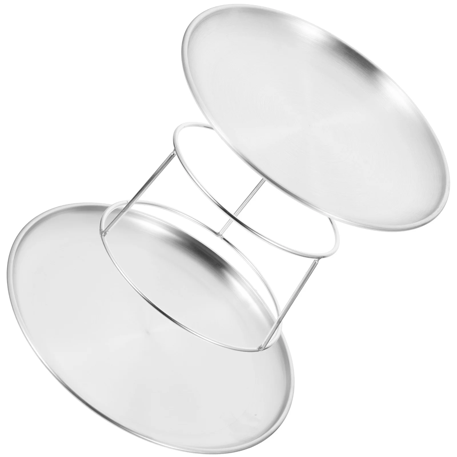 

1 Set Stainless Steel Dessert Stand Cake Tray For Cupcakes Fruits Appetizers Jewelry Display Wedding Birthday Party Serving Tray