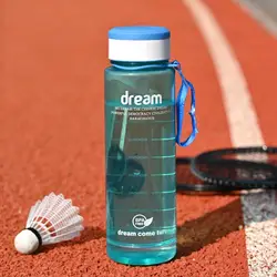 1000ml Students Water Bottle With Tea Funnel BPA Free Plastic Sports Water Bottle Portable Leak-proof Shaker Water Kettle