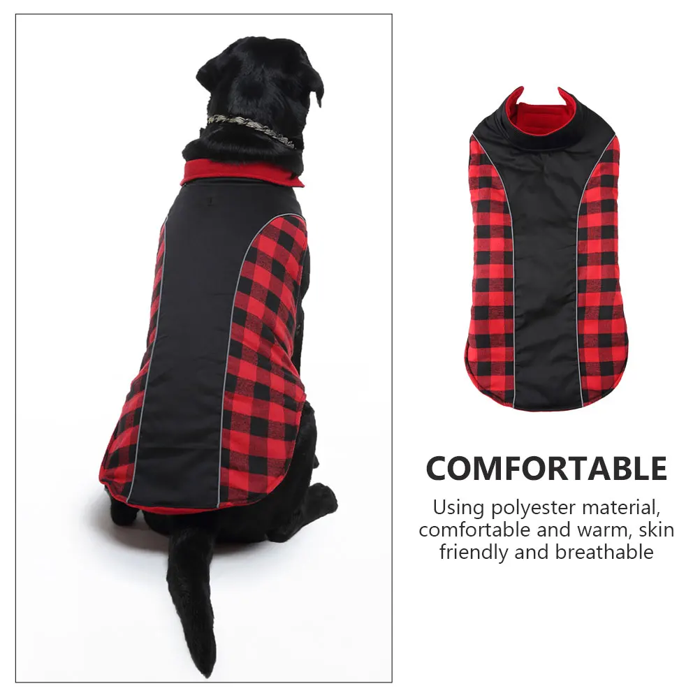 

Vest Pet Christmas Clothes Rain Coat Clothing Polyester Decorative Puppy Apparel