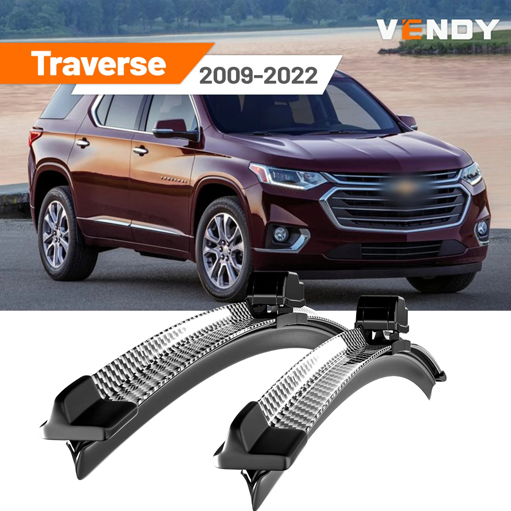 

For Chevrolet Traverse 2009-2022 2010 2011 2012 2013 2015 2016 2017 2018 2pcs Front Windshield Wiper Blades Windscreen Wipers