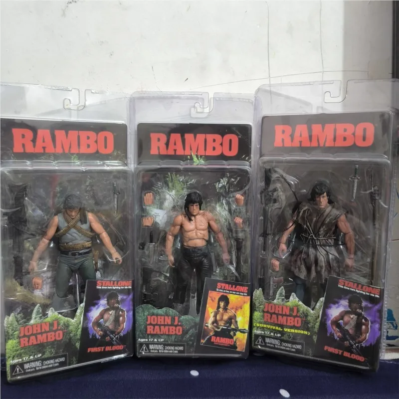

Коллекционная фигурка NECA John J. Rambo из фильма «Первая кровь», ПВХ, подвижные суставы, модель солдата спецназа, игрушка, подарок на день рождения