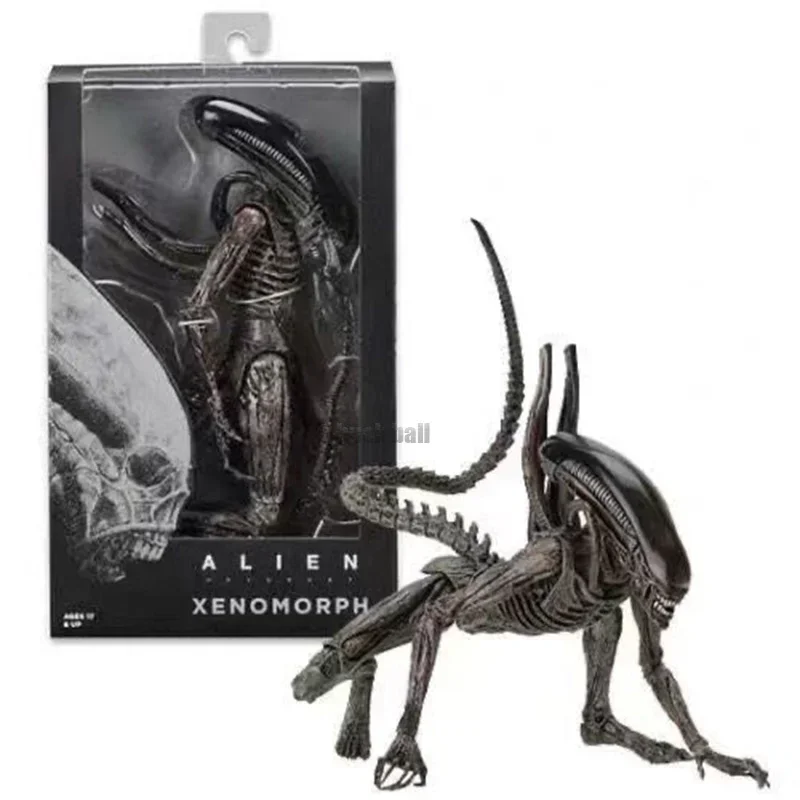 Neca Alien Covenant Xenomorph Action Figures Contract Black Alien Model Pvc 7 Inch Statue Doll Collection Decoration Toys Gifts