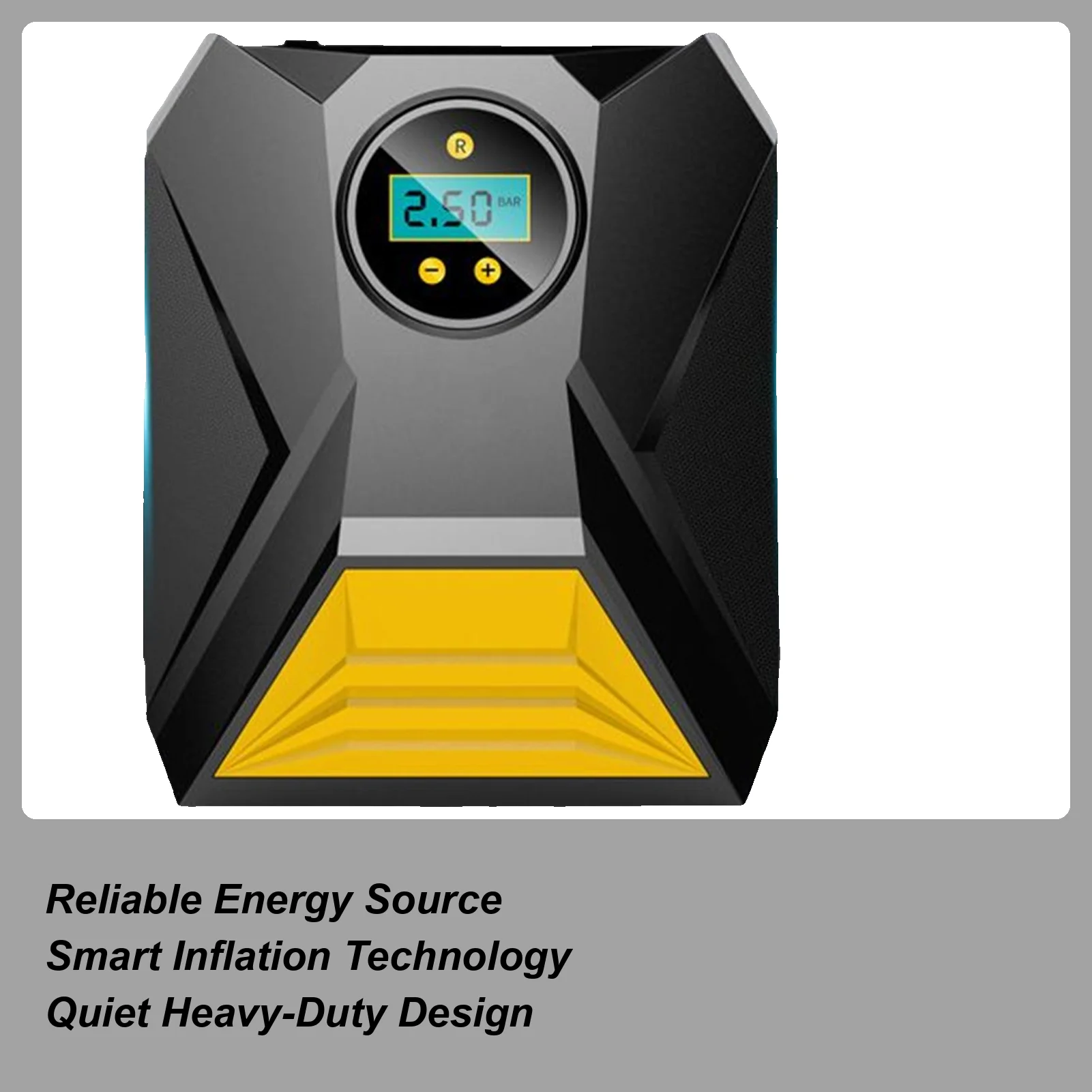 

Электрический насос для накачивания шин, цифровой манометр, 12 В, электрический цифровой дисплей, беспроводной манометр для грузовика, автомобиля, мотоцикла