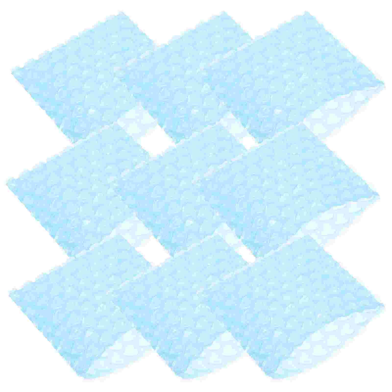 60 Pcs Baggies Love for Transporting Pouches Shipping Double Walled Sky-blue Cushioning Packaging