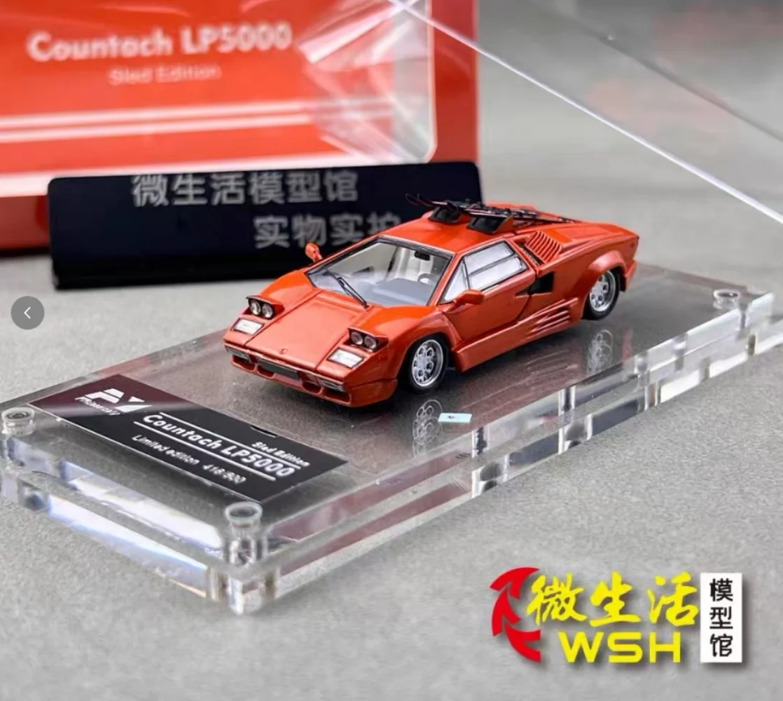 

Ready stocks Findclassically 1/64 LP5000 Orange Diecast Collection Gift Scale Model Car