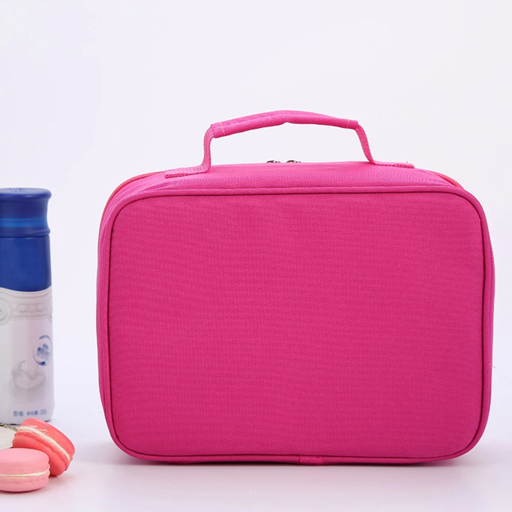 

Stylish Portable Lunch Insulated Thermal Meal Bag With Aluminum Foil Picnic Shopping Bag For Protein Shake Bottle Storage