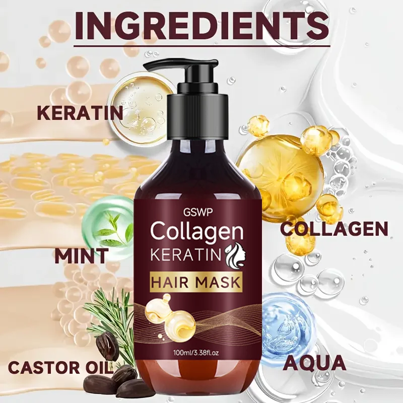 GSWP 7-in-1 Collagen Hair Mask - đánh giá và giá Hair Care Collagen