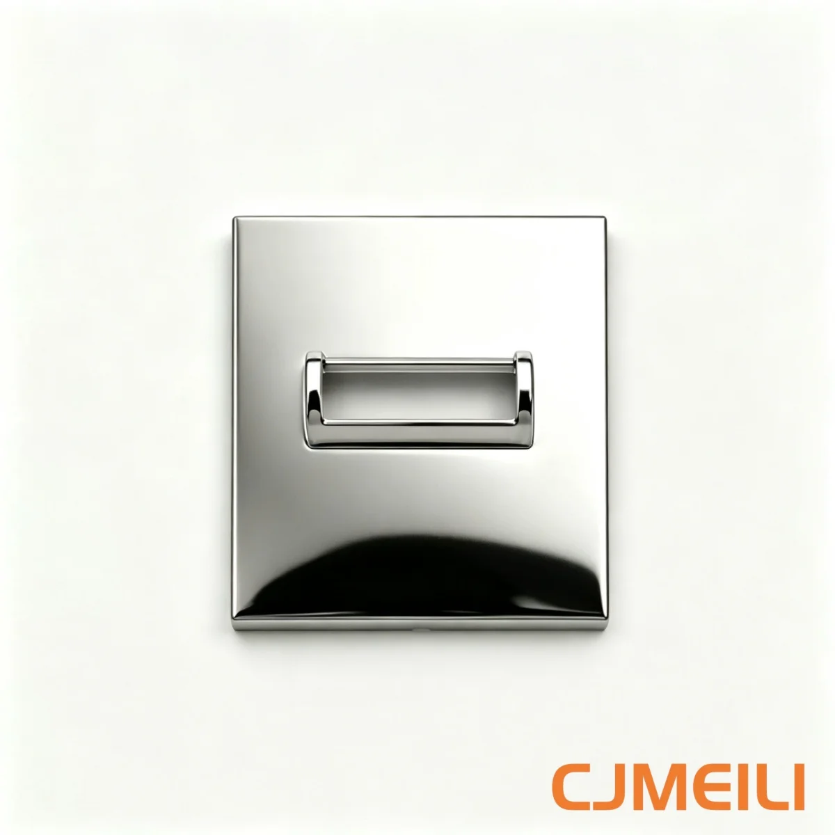 Square Shower Escutcheon Cover Chrome Wall Trim Plate Replacement Fit Shower Head Holder 93523000 Bathroom Spare Part