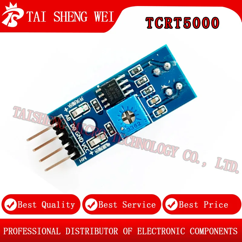 10PCS New TCRT5000 Tracking Module Obstacle Avoidance Module Tracking Sensor TCRT5000 Infrared Reflection Sensor