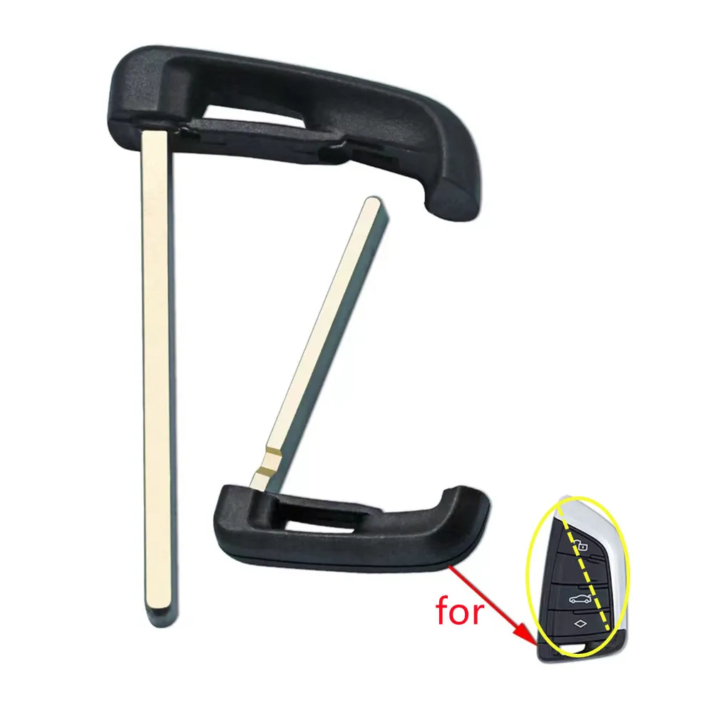 10PCS/Lot Car Remote Smart Key Keyless Insert Emergency Key Blade For BMW CAS4 CAS1 1 2 5 7 Series X1 X5 X6 X5M X6M Key Blade