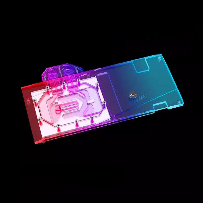 Bykski Water Block لـ ZOTAC Geforce RTX 4080 SUPER 16GB PGF OC مبرد بطاقة الرسومات مع اللوحة الخلفية، N-ST4080SPGF-X