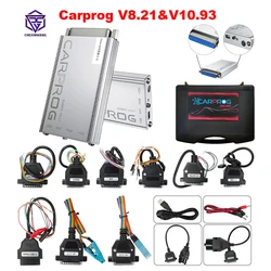 Online Carprog V8.21+Keygen Full Adapter With Toolbox Car Prog V10.93 For Airbag/IMMO/Radio/ECU Programmer Auto Repair Tool