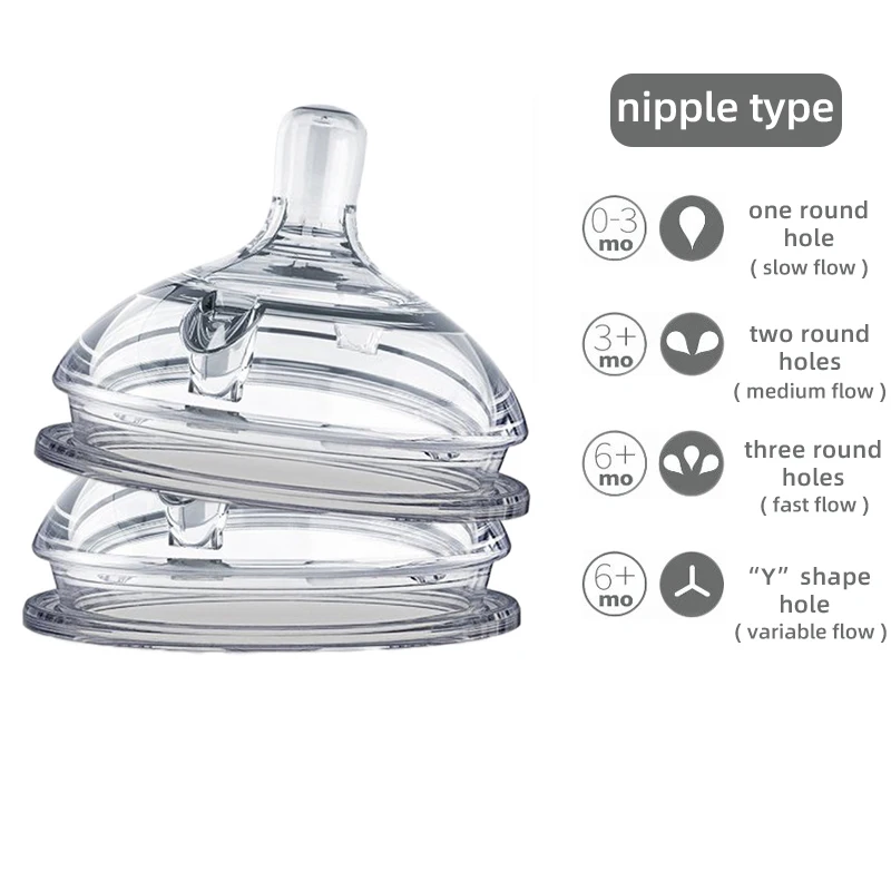 5 oz 8 oz BPA Free Wide Neck Silicone Milk Bottle Shatterproof Newborn Anti Colic Baby Feeding Bottle