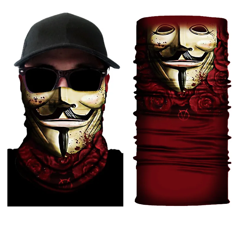 Camouflage Radfahren Gesichtsmaske Schal Hals Gamasche Männer Nahtlose Bandana Frauen Stirnband Sturmhaube Gesichtsschutz – Detail 6