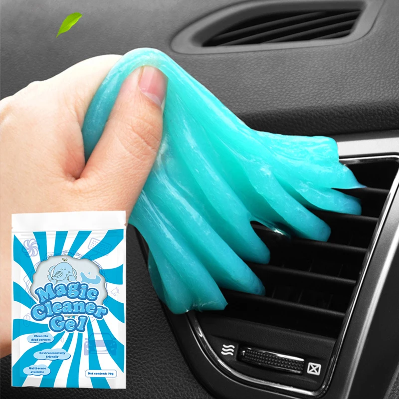 Car Cleaning Gel Slime Cleaning Magic Dust Remover Glue Car Vent Computer Keyboard Dirt Cleaner Auto Interior Clean Accessories