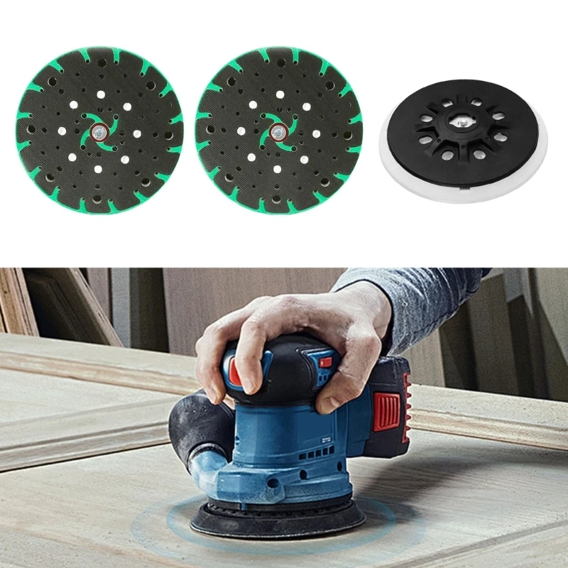 6inch Cứng Tấm Chà Nhám 17/49 Lỗ Dự Mài Đĩa Chà Nhám cho ETS 150/3 ETS 150/5 ETS 150/3 Máy Xay