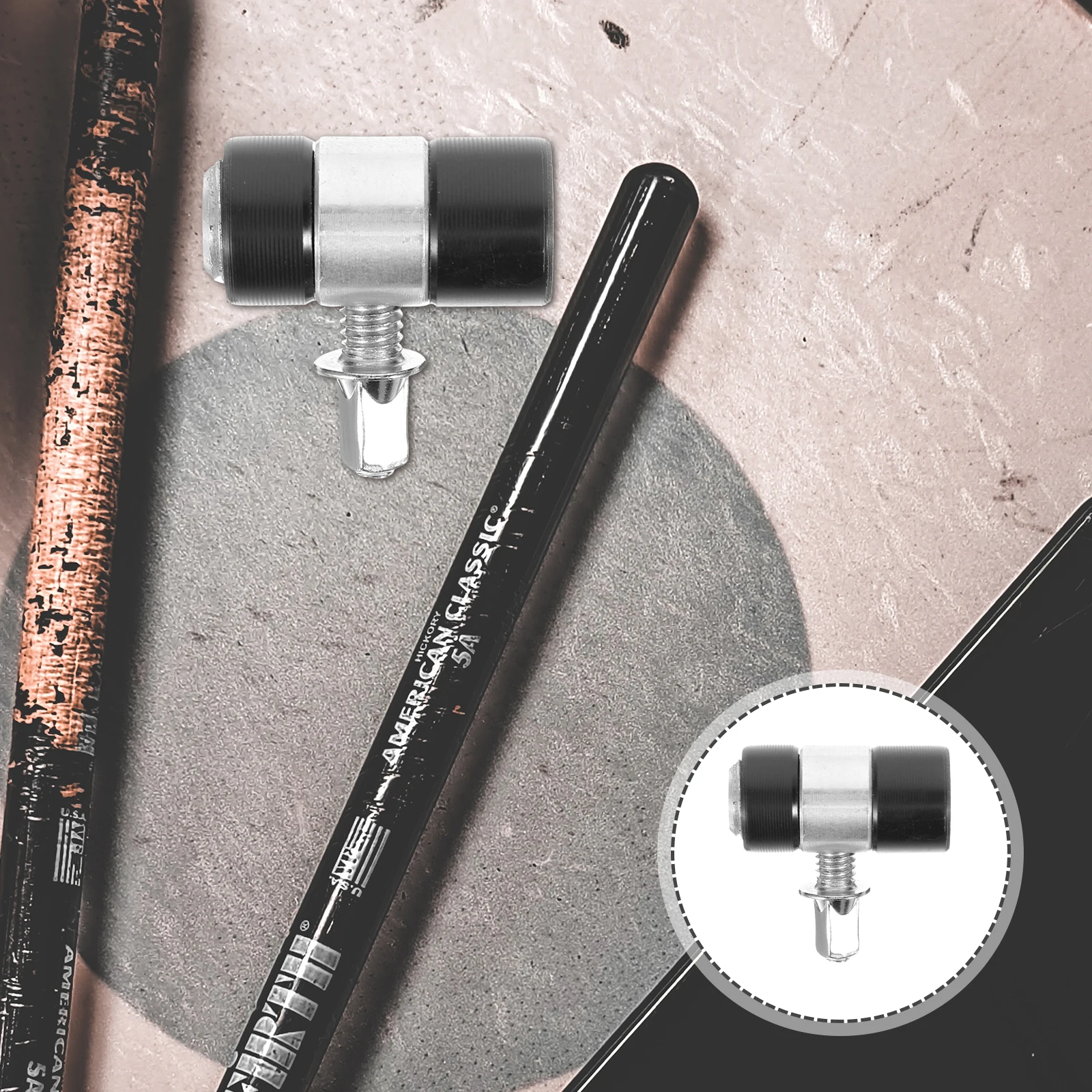 

Hammer Head Percussion Instruments Drum Beater Mallet Beaters Accessories Foot Pedal Parts