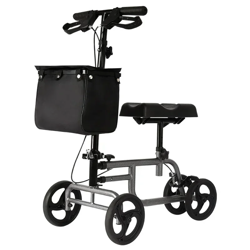 

Cane optional height adjustment 94~91cm weight 120KG knee bicycle leg walker knee walker knee scooter