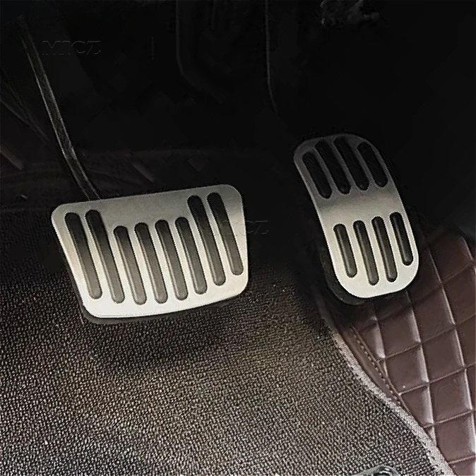 For Toyota Yaris Cross 2020 2021 2022 2023 2024 Aluminum Car Accelerator Brake Pedal Cover Anti-Slip Pads Protection Accessories