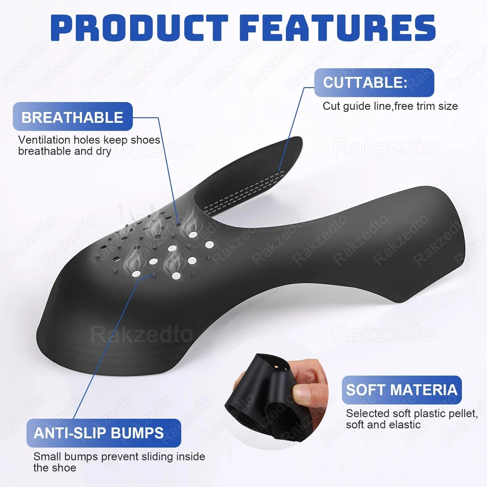 Anti Crease Shoe Head Protector Sneaker Anti-Wrinkle Bending Crack Toe Cap Support Stretcher for Shoe Protection Dropshipping