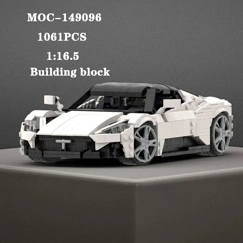 

Classic Building Block MOC-149096 Super Sports Car Racing Assembly 1061PCS Adult and Children's Birthday Christmas Toy Gift