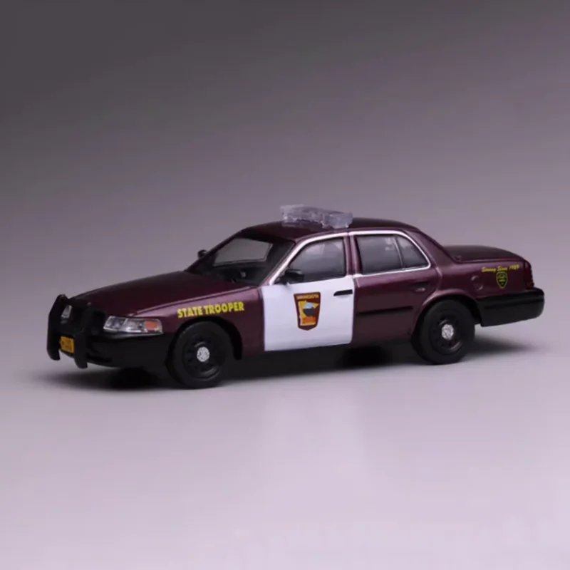 596 نموذج 1:64 نموذج سيارة مصنوع من خليط معدني تاج CV POLICE