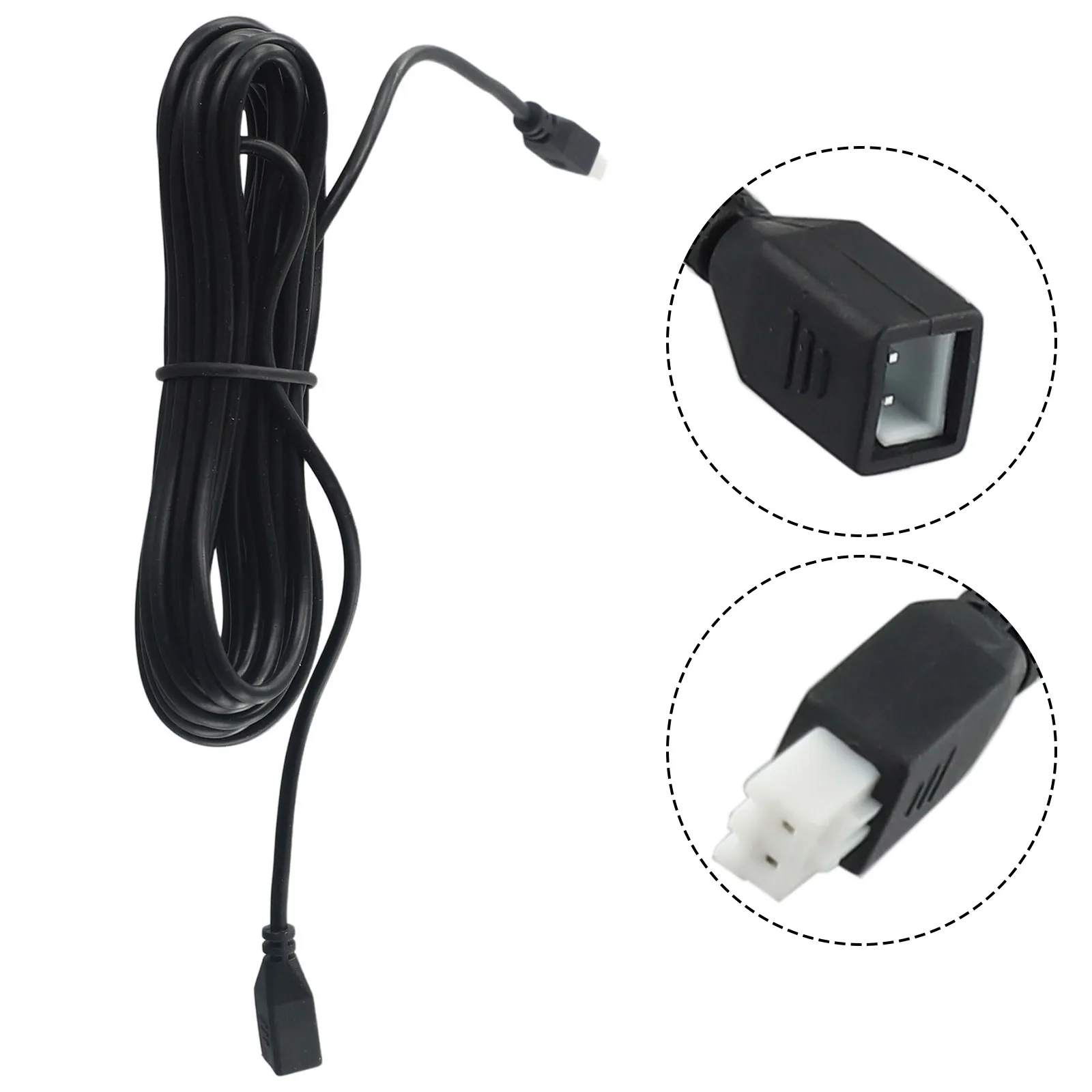 

4M Extension Cable 2 Pin Pure Copper Extend Cord Connecting Line For The Reversing Backup Radar Parking Sensors Wire