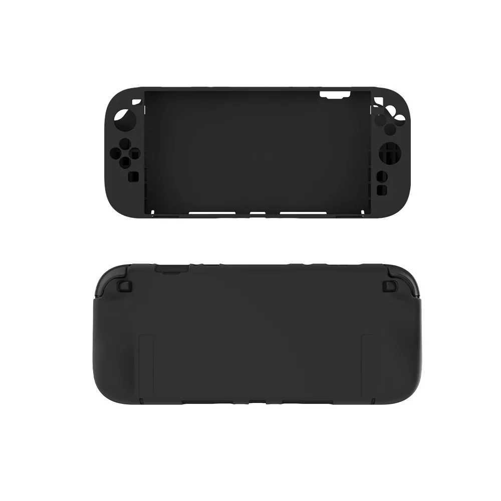 Capa protetora de silicone para switch2 game console caso proteção contra queda simples cor sólida manga protetora acessórios do jogo