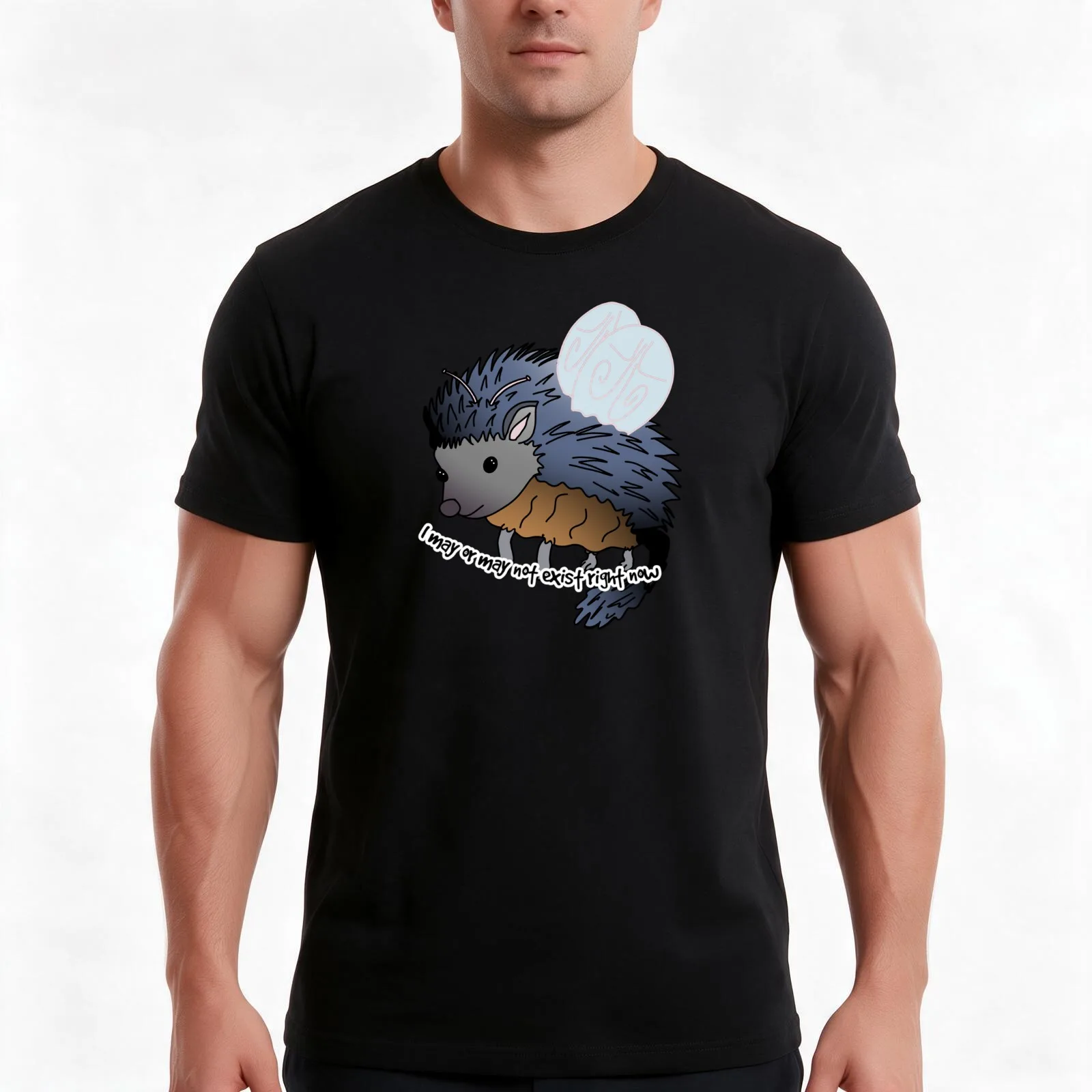 Tizzie-whizie cryptid T-Shirt, Summer Casual Cotton Tee, Oversized Streetwear Tops, Vintage Graphic Print, Unisex Men Women