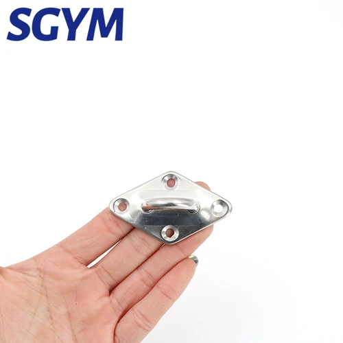 Imagen 2 del producto Gancho de pared con anillo grapas, almohadilla fija de alta resistencia, soporte de anclaje, ganchos para hamaca en forma de U, hebilla para puerta de cubierta de techo, 4/10/12 Uds.