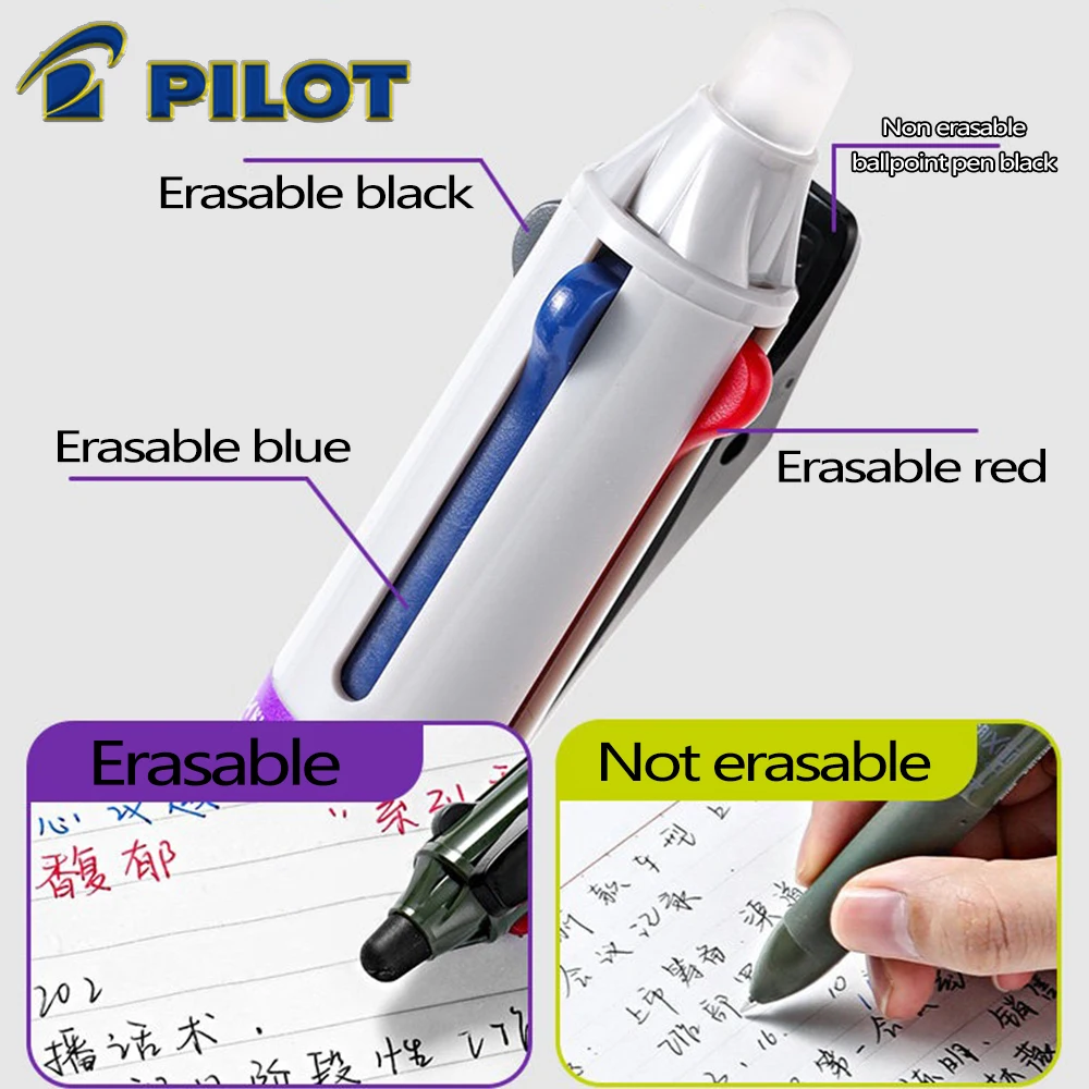 

2026 New Japan Pilot FRIXION BALL SWITCH Multi Functional Erasable Pen and Ballpoint Pen Back To School Kawaii Stationery