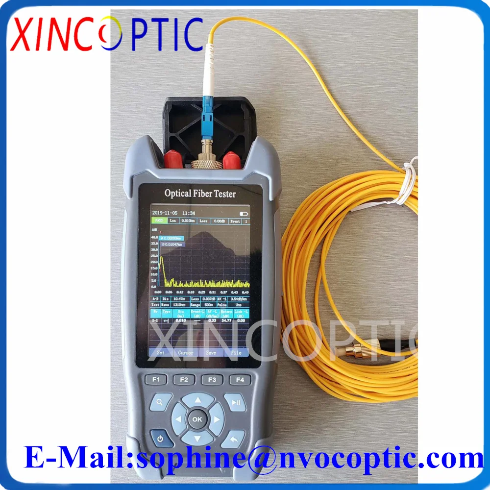 Mini-Pro NK3200D 1310/1550nm wielofunkcyjny miernik mocy OTDR FTTH Tester kabli, Pro Mini reflektometr światłowodowy