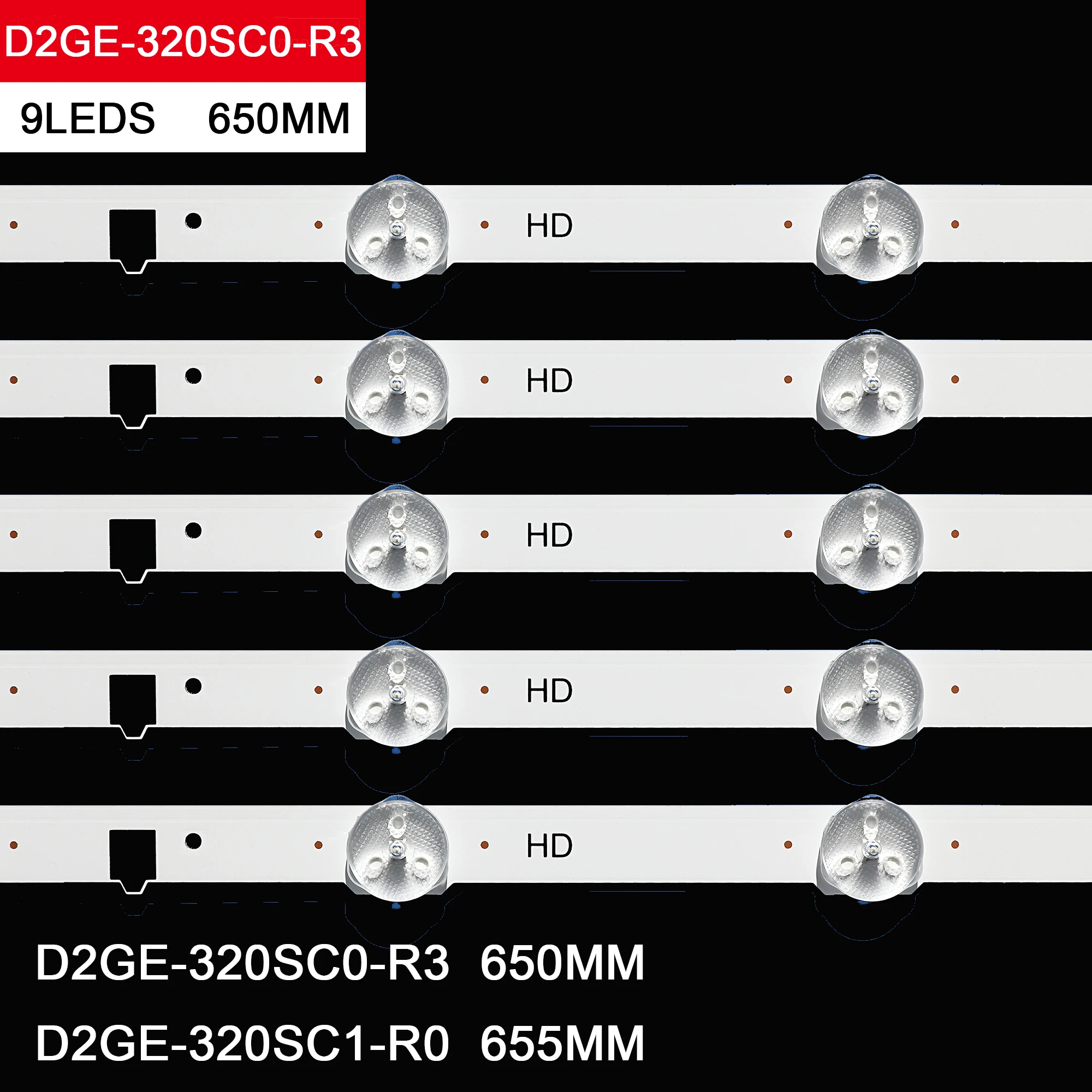 2013SVS32H Ue32f5000AK UE32F6200AK D2GE-320SCO-R0 UA32F4088AR UA32f4100AR backlight LUMENS D2GE-320SC0-R3 650MM 9LED 32 inch