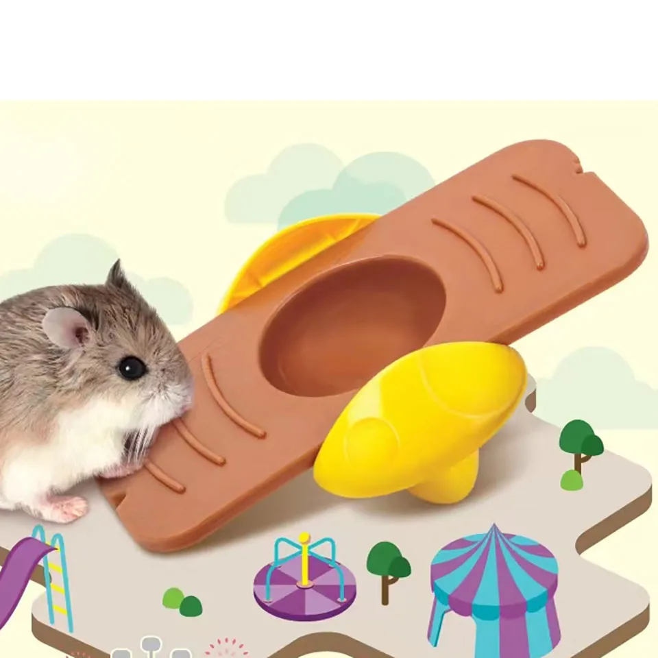 

Small Pet Supplies Hamster Special Seesaw Chinchilla Guinea Pig Toy Seesaw Small Toy Feeder