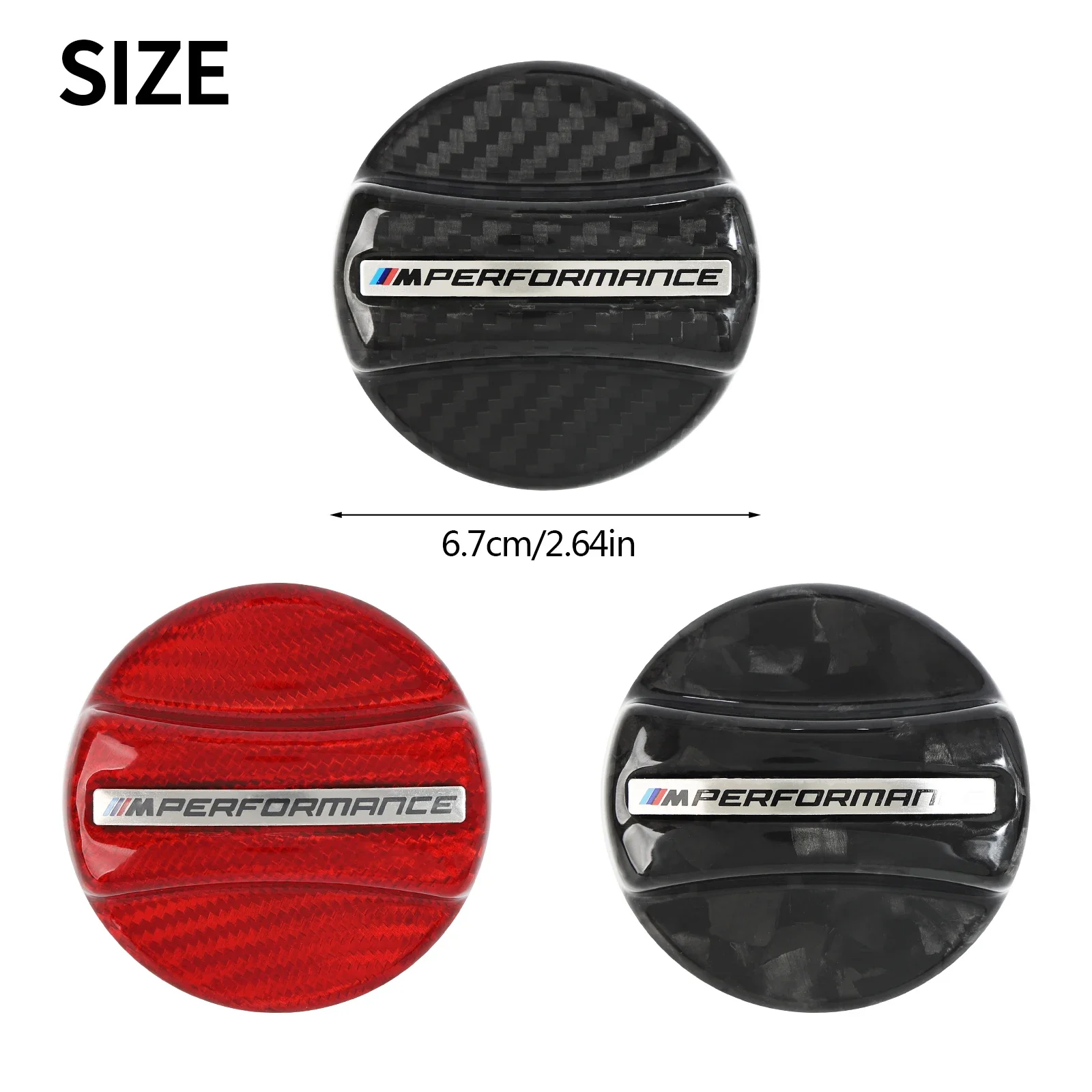 Carbon Fiber Fuel Tank Cap Trim Cover For BMW E90 E92 F01 F02 G02 G30 F10 F11 F12 F16 F20 F21 F30 F31 F32 F34 F36 F80 F82 M3 M4