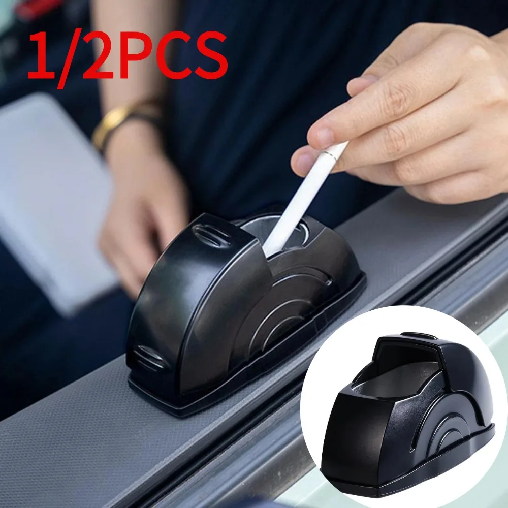 منفضة سجائر السيارة منفضة سجائر كوب باب السيارة جهاز طفاية سجائر بدون موكليس مع غطاء منفضة سجائر عالمية محمولة اكسسوارات السيارات