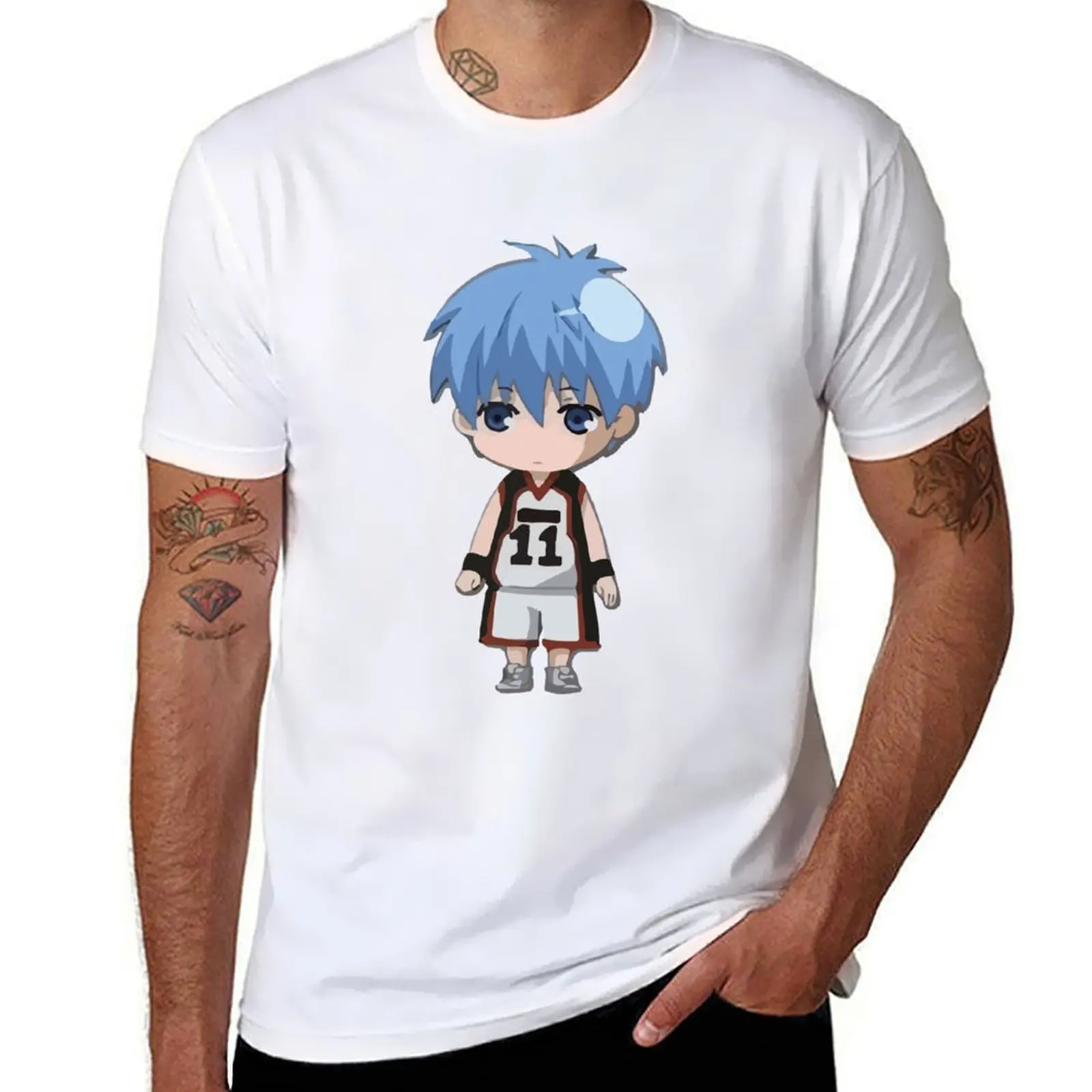 

Kuroko's basket Artwork - Tetsuya Kuroko basket T-Shirt t shirts with prints anime tshirt T-Shirt