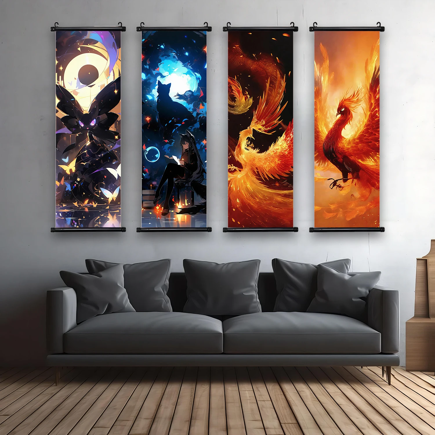 Palworld Frostallion Game Wallpaper Canvas Painting Quivern Wall Artwork Picture Print Home Decoration Art Hanging Scroll Poster