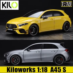 Kiloworks/NZG 1:18 FOR Benz AMG A45 S Performance Car Alloy car model Collection New style