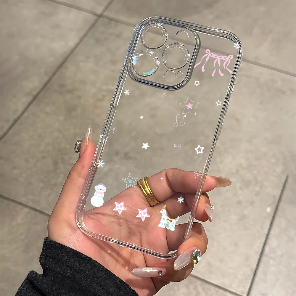 

Dreamy Shallow Winter Silicone Phone Case for IPhone 17 16 15 14 13 12 11 Pro Xs Max Air Mini 7 8 6 6s Plus SE 2020 2022 Cover