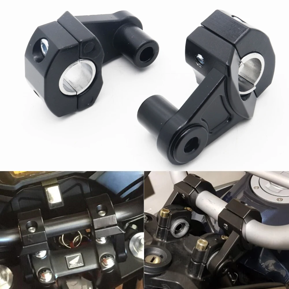 22mm 28mm Motorrad Lenker Klemmen Riser Für 5,5 cm Höhe Bars Clamp 2 Zoll Schwenkbare Für CRF YZF enduro Dirt Bike