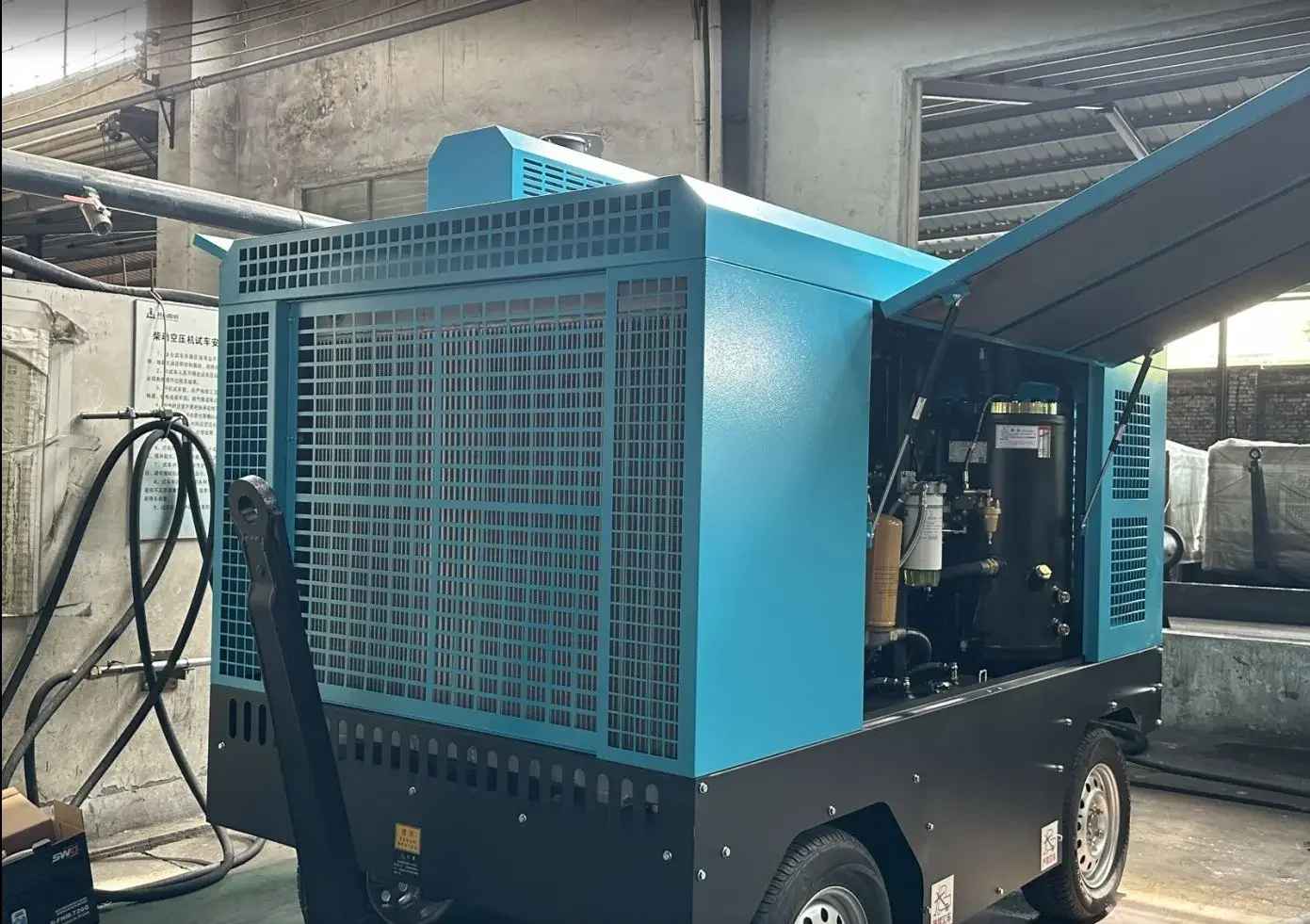 For Drilling Rig LGCY-19/21-21/18  Kaishan Diesel  Portable Screw Air Compressor