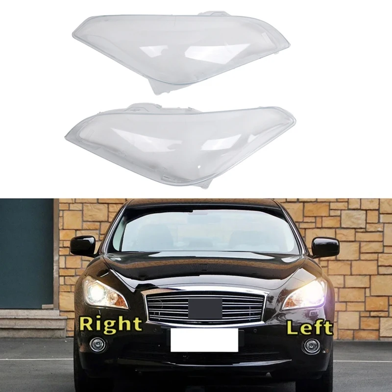 

For Infiniti M25 M35 M37 M56 2011-2013 Headlamp Lens Shell Clear Headlight Cover