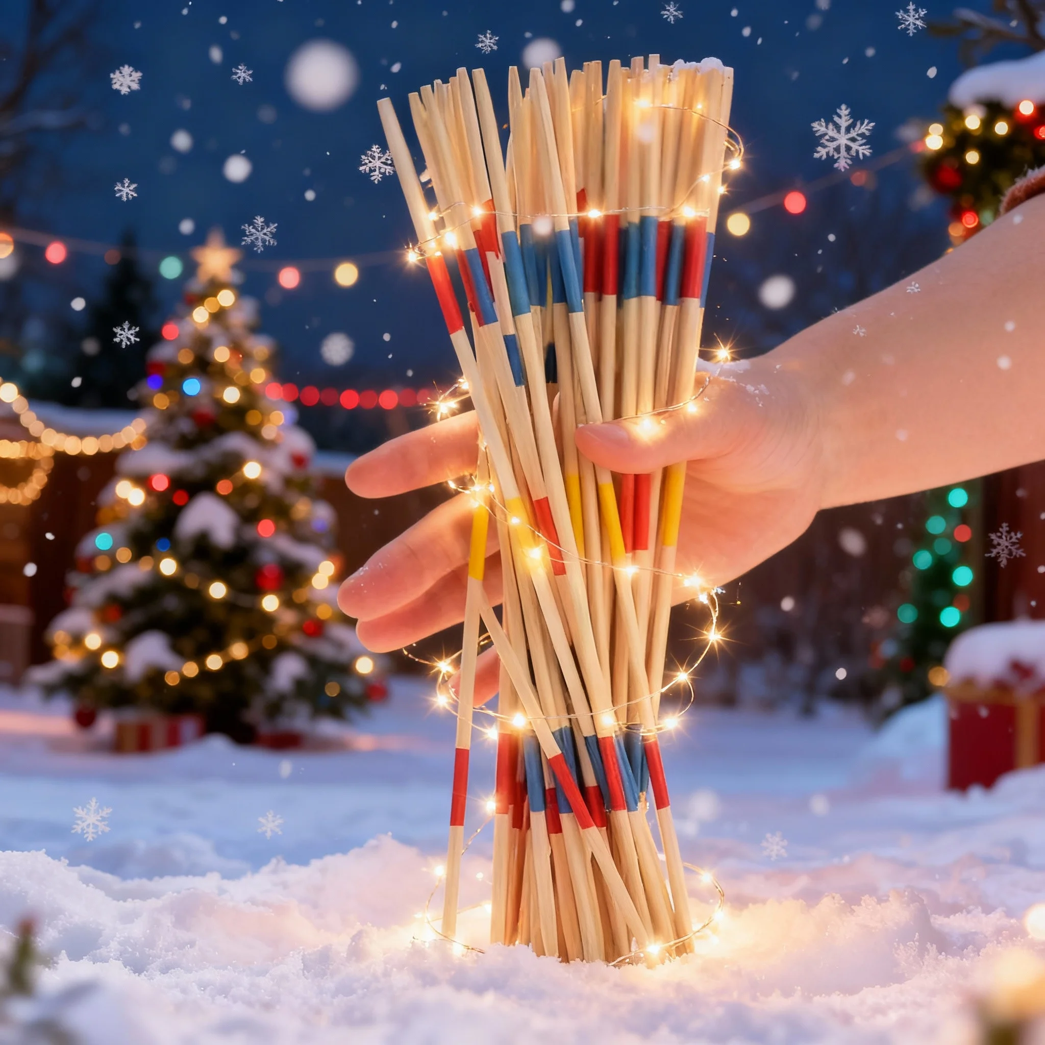 1 Juego de palos de recogida tradicionales Mikado Spiel con caja, juego multijugador, juegos de mesa educativos de madera para bebés, palo con caja de madera