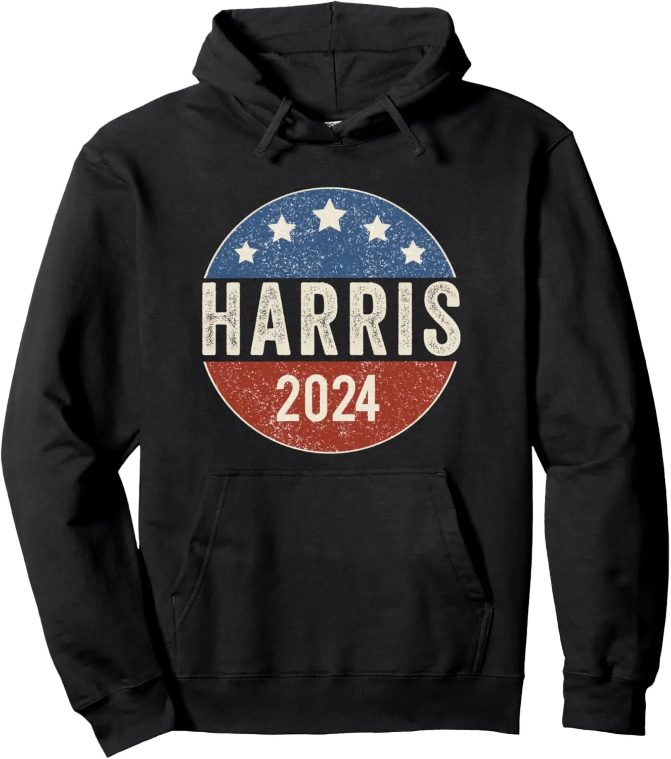 Kamala Harris 2024 for President Campaign US Flag Pullover Hoodie Unisex Autumn Streetwear Hoodie Customizable Sweatshirt