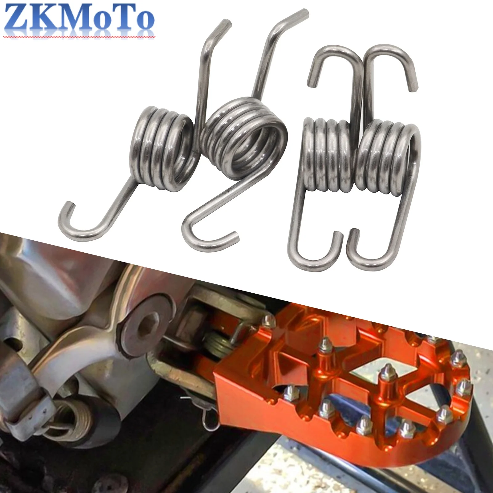 دراجة نارية أوتاد القدم Footpegs مسند القدمين الربيع ل KTM SX SXF EXC EXCF XC XCF W HUSQVARNA TC FC TE FE FS 125-501