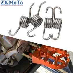 Motorcycle Foot Pegs Footpegs Footrest Spring For KTM SX SXF EXC EXCF XC XCF XCFW HUSQVARNA TC FC TE FE FS 125-501