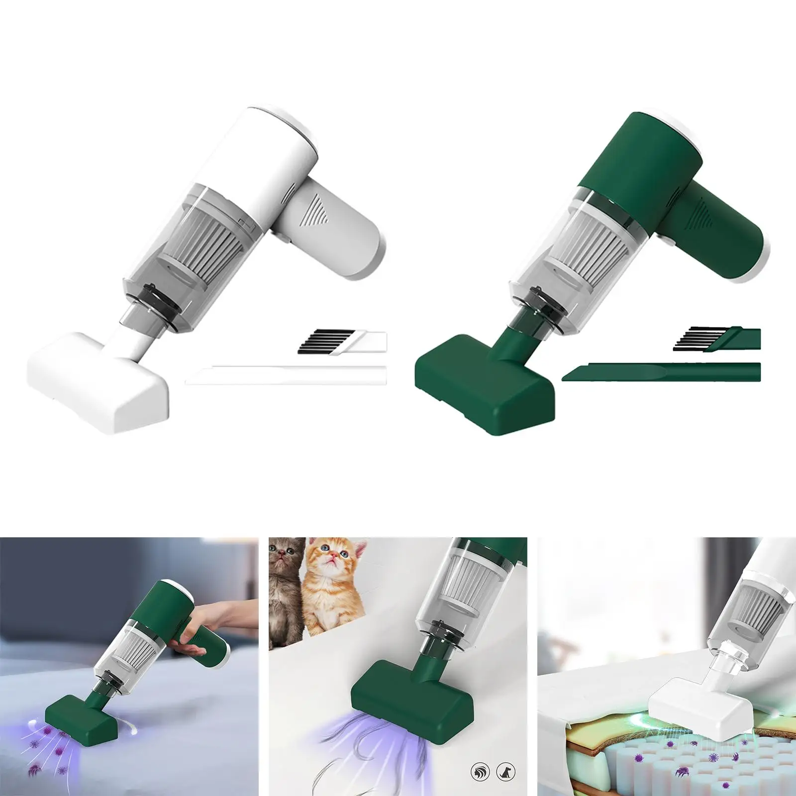 เครื่องดูดฝุ่นแบบใช้มือถือ Remover เครื่องมือกําจัดสําหรับพรมที่นอนบ้าน